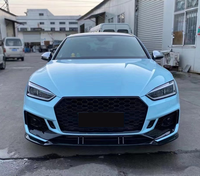 Paket Konversi Bumper Depan Gaya RS5 dengan Grille Hitam dan LIP Depan untuk AUDI A5 S5 B9 2017-2020 dari Produsen