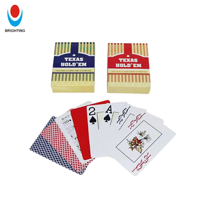 Impresión de Juegos de Cartas Personalizados, Texas Hold'em, 63*88mm, Logotipo Personalizado del Club, Cartas de Juego de Casino Impermeables, Cartas de Póquer de Plástico - Product Image 2