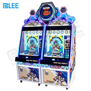 Nieuwe Aankomst Game Center Loterij Ticket Bal Duwmachine Muntbediende Magische Bal Wonder Push Balls Game Machine