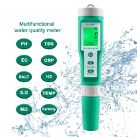 Testeur de qualité de l'eau 10-en-1 YY1010 – PH, ORP, EC, TDS, H2, Salinité, Résistivité, Température – Multiparamètres pour l'aquaculture et les solutions nutritives