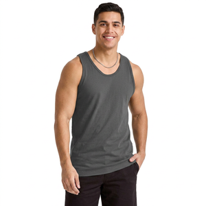 Vente flash Débardeur pour homme Entraînement Fitness pour homme Débardeur confortable et respirant Facile à porter Nouveauté Derniers débardeurs pour homme - Product Image 1
