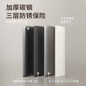 Cream Colored Knife Rack Stainless Steel Multi Function Kitchen Organizer Countertop Wall Mount Storage Holder - Product Image 4