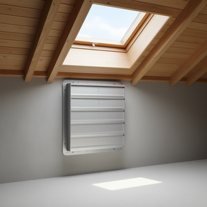 Ventilador de Extracción con Obturador de 20 Pulgadas, Motor AC, Montaje en Pared, Ventilador de Ventilación para Ático, 3000 CFM, Construcción de Acero, Bajo Nivel de Ruido - Product Image 2