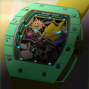 <span class=keywords><strong>Orologio</strong></span> Meccanico <span class=keywords><strong>Automatico</strong></span> <span class=keywords><strong>Unisex</strong></span> Bonest Gatti di Alta Qualità con Cassa in Fibra di Carbonio di Nuova Uscita - Product Image 2