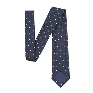 Wholesale Men 8CM Width Pink Gray Blue Green Dot Neckties For Men Personalized Polk Dot Men's Business Ties