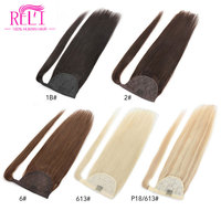 Extension de cheveux 100 naturels Remy indiens, cheveux bruts, queue de cheval vierge non traité, bon marché
