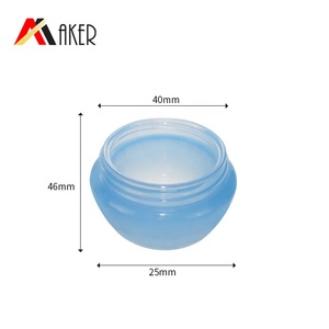 Prêt à expédier <span class=keywords><strong>petit</strong></span> MOQ semi transparent bleu 20g <span class=keywords><strong>pot</strong></span> en <span class=keywords><strong>plastique</strong></span> pp <span class=keywords><strong>pour</strong></span> la crème cosmétique - Product Image 5
