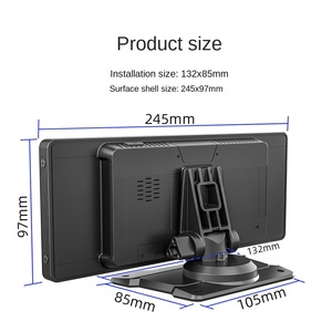 หน้าจอ CarPlay ขนาด <span class=keywords><strong>10</strong></span>.26 นิ้ว สำหรับรถยนต์ ระบบนำทาง PND ภาพคมชัด รองรับการถอยหลัง แบบพกพา ควบคุมกลาง รองรับ DC/Type-C CarPlay - Product Image 4