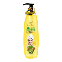 Gel Douche Super Éclaircissant 1000ml au Collagène et au Jaune d'Œuf, Nettoyage en Profondeur, Soin Spa