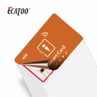 Carte magnétique PVC programmable, meilleur prix, étanche, avec mini interface RFID NFC 13,56 MHz, puce 1K