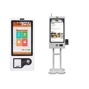 Crtly Stand Alone Retail Self Order Checkout Scanner With Checkout Desk Self Service Machine Mcdonalds Kiosk