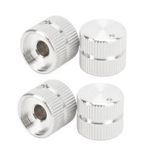 Op maat gemaakte CNC-gedraaide metalen gitaarpotentiometerknop - unieke slijtvaste volumeregeling - Product Image 5