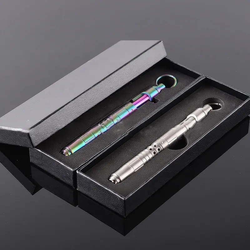 EDC Top Quality Expensive Titanium Alloy Ball Pen Tactical Ball Pen