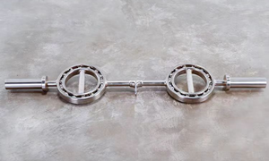 Olymp Chrome poids libre réglable en acier équipement de fitness pour l'haltérophilie et l'entraînement des triceps <span class=keywords><strong>barre</strong></span> d'haltères droite <span class=keywords><strong>EZ</strong></span> Rod - Product Image 6