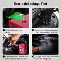 Herramientas de Diagnóstico Automotriz ANCEL S3000, Analizador de Fugas en Tuberías EVAP, Detector de Fugas de Humo para Todo Tipo de Autos