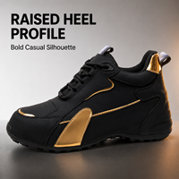 Chaussures décontractées pour hommes en cuir PU, style streetwear, à lacets, avec logo et emballage personnalisés, semelle intermédiaire en EVA et semelle extérieure en caoutchouc, directement de l'usine
