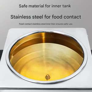 Chauffe-huile à température constante, machine commerciale pour verser de l'huile chaude sur du poisson tranché, du bœuf bouilli et des nouilles - Product Image 3
