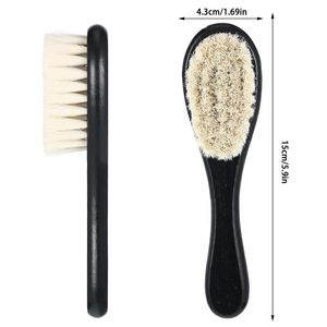 Cepillo para Barba con Logotipo Personalizado, Cepillo para Barba de Hombre, Plumero para Cuello, Herramienta de Limpieza y Cuidado, Cepillo de Lana Suave para Barba - Product Image 3