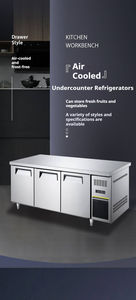 NE-1021ตู้เย็นตู้500L สแตนเลสสามประตูแบบแข็งสำหรับห้องครัวเชิงพาณิชย์ตู้เย็นในการประชุมเชิงปฏิบัติการเชิงพาณิชย์ - Product Image 2