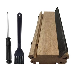 Lime à frettes de <span class=keywords><strong>guitare</strong></span> 4-en-1 durable pour polissage et biseautage, lime à frettes multi-angles en bois, outils de réparation de <span class=keywords><strong>guitare</strong></span> - Product Image 3