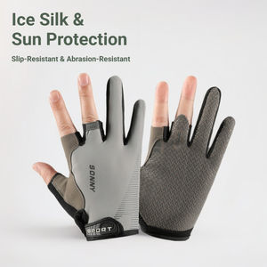 Kaixi Custom 2-Finger Outdoor Sport Vissen Scherm Handschoenen Voor Mannen Vrouwen Ademende Sneldrogende Mesh Stof - Product Image 3