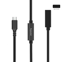 Câble d'extension USB 3.2 Gen 2 Type C mâle vers femelle de 32 pieds avec amplificateur de signal 10 Gbit/s et répéteur actif pour ordinateur portable