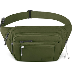 Fabricant de sac banane de couleur personnalisée Sac banane classique imperméable et durable pour sport d'extérieur simple sacs à bandoulière - Product Image 1