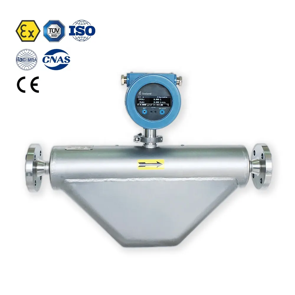 ATEX ได้รับการอนุมัติ Coriolis Mass Flowmeter