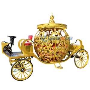 Golden High Quality Electric Pumpkin Carriage/classic Electric Pumpkin Carriage Factory Outlet - Product Image 1