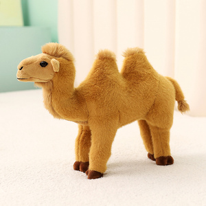 Suave encantador peluche simulación marrón <span class=keywords><strong>camello</strong></span> desierto Animal recuerdo felpa emulación <span class=keywords><strong>camello</strong></span> juguete con jorobas - Product Image 2