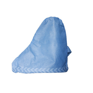 Disposable Sms Nonwoven <b>Boot</b> Covers Blue <b>Pull</b>-On Dustproof For Laboratory Farm Factory Outdoor Use One Size Fits All - Product Image 1