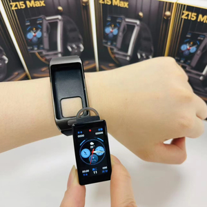 Montre connectée 2025 avec écouteurs Z15 MAX 2 en 1 pour casque audio, montre intelligente avec ECG, moniteur de fréquence cardiaque, moniteur d'oxygène sanguin, montre de sport Z15 MAX - Product Image 1