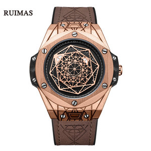 Relojes Deportivos de Lujo de Cuarzo RUIMAS 533 de Primera Marca, Reloj de Pulsera de Cuero de Moda para Hombre, Reloj Impermeable para Hombre - Product Image 1