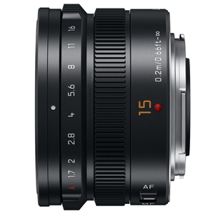 Panasonic <span class=keywords><strong>LEICA</strong></span> DG SUMMILUX <span class=keywords><strong>15mm</strong></span> F1.7 ASPH Nero (HX015) - Product Image 3