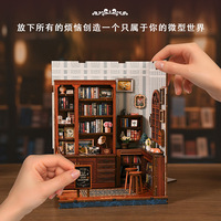 Rompecabezas de Madera 3D Personalizable y Creativo, Modelo de Casa en Miniatura DIY para Comercio Exterior, Tamaños Grande, Pequeño y Mini, 14 Años