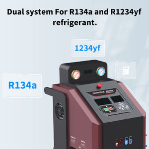 آلة شحن واسترداد هواء السيارات من THINKCAR ، آلة شحن R134a R1234yf ، آلة تدفق التيار المتردد بنظام مزدوج AC200 - Product Image 4