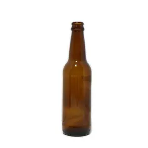 300毫升330毫升500毫升650毫升1000毫升定制空棕色啤酒玻璃瓶带冠盖