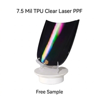 Film Pelindung Cat Mobil Moben 7.5 Mil Clear PPF, Film Pelindung Cat Mobil Laser Transparan Berubah Warna, Film PPF Pembungkus Pelindung Cat Mobil