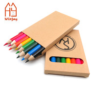 Ensemble de crayons de couleur personnalisés 8 couleurs, emballage style livre d'histoires, crayons de couleur avec logo imprimé OEM pour l'art et le dessin des enfants, LOGO doré