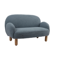 Canapé pour enfants en gros du fabricant, confortable, en tissu doux, canapé double rembourré pour enfants, pour usage domestique
