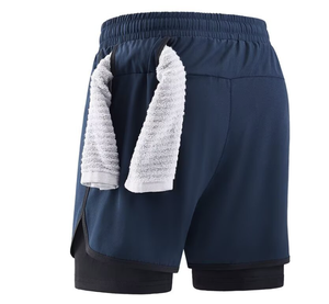 Short à séchage rapide pour <span class=keywords><strong>homme</strong></span>, short ample à haute élasticité pour la course à pied - Product Image 5