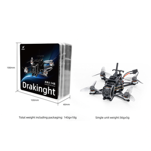 Kit de drone <span class=keywords><strong>FPV</strong></span> HGLRC Drakinght O4 Edition <span class=keywords><strong>2</strong></span> pouces, <span class=keywords><strong>version</strong></span> HD avec unité aérienne <span class=keywords><strong>DJI</strong></span> O4 VTX pour course <span class=keywords><strong>FPV</strong></span> freestyle - Product Image 6