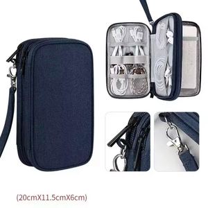 Sac de rangement pour câbles de voyage, pochette de rangement portable pour appareils électroniques, sac de transport pour accessoires électroniques - Product Image 2