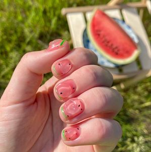<span class=keywords><strong>Uñas</strong></span> Postizas Francesas con Micro Puntos, Línea de Sonrisa Blanca Clásica con Mini Puntos, Toque Fresco en el Clásico Francés - Product Image 6