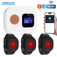 Sistema de Alarma Inalámbrico WiFi Tuya 2.4G con Control Remoto y Monitoreo por Aplicación Smart Life, Llamadas SOS, Alarma de Emergencia para Cuidado de Personas Mayores