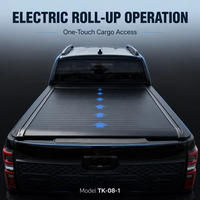 Bâche de benne électrique rétractable en alliage d'aluminium TCAL pour FOTON Tunland G9/G7 Great Wall pour pick-up T9