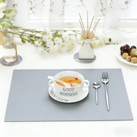 Tapis de table en silicone lavable antidérapant fait à la main de haute qualité, facile à nettoyer, résistant à la chaleur, pour la maison, les restaurants, les événements