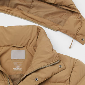 Veste bouffante décontractée en polyester/coton de haute qualité pour hommes avec capuche tissu en toile d'hiver à séchage rapide et respirant en gros - Product Image 4