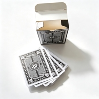 Vente en gros de cartes à jouer en plastique PVC personnalisées avec impression de logo, imperméables et design élégant