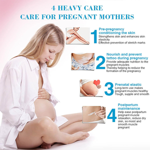 Crema <span class=keywords><strong>para</strong></span> estrías OEM con etiqueta privada, ingredientes naturales <span class=keywords><strong>para</strong></span> la reparación intensiva de la piel, suaviza <span class=keywords><strong>las</strong></span> cicatrices, suaviza <span class=keywords><strong>el</strong></span> cuidado posparto dañado - Product Image 4